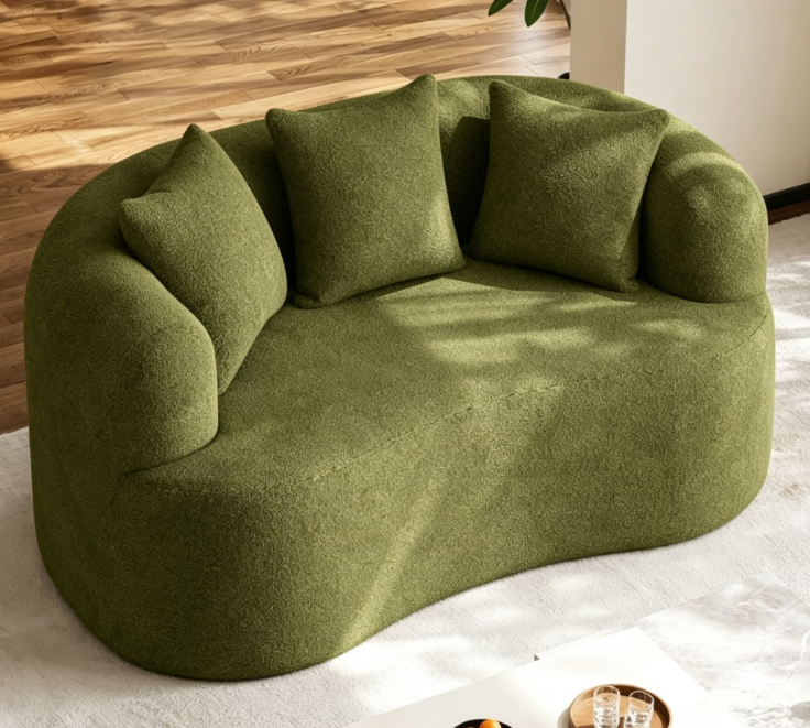 Luxurious Plush "Cloud" Loveseat